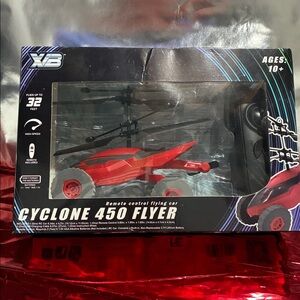 Cyclone Remote Control Helicopter - Vibrant Red